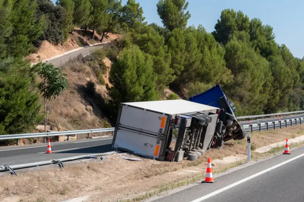 Truck involved in accident with legal guidance from Kehoe Sands Law in Hillsboro Oregon